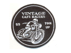 Vintage Cafe Racers 3 inch round patch